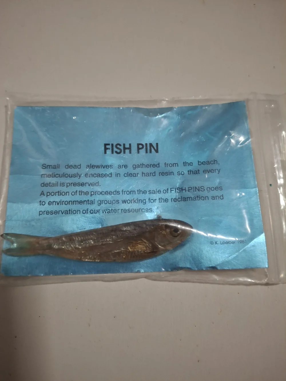 Fish Pin Resin Brooch - Unique Accesory